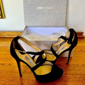 Jimmy Choo Black Stiletto heels